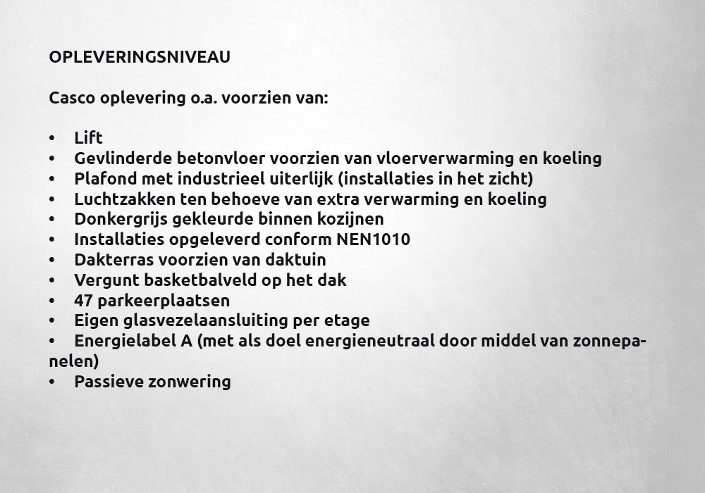 Opleveringsniveau noords